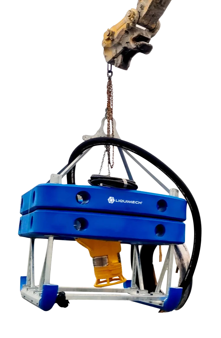 Portable lightweight modular pontoons ready for quick setup
