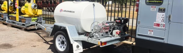 Pressure Cleaning Trailer with high-pressure pump system for fast and effective dirt and grease removal