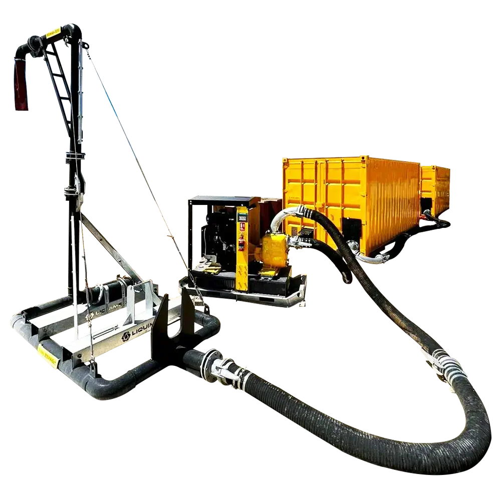 Pump system on site with overhead water fill and modular water tank as complete set
