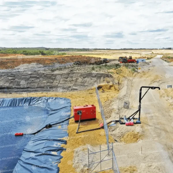 Safe Liquimech Remote Pump Controller for local and remote access in mining applications, integrated with Standpipe System and Pipe Float