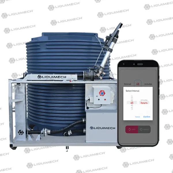 Sprinkler stand for dust suppression and mobile application interface for automation