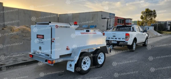 Stop Downtime with Liquimech Diesel Fuel Trailers Your Self-Bunded Tank Construction Mobile Fuel Solution On-Demand