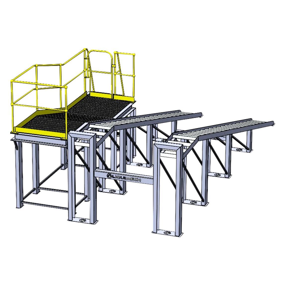Vehicle washdown ramp designed to save time, water, and manpower on-site