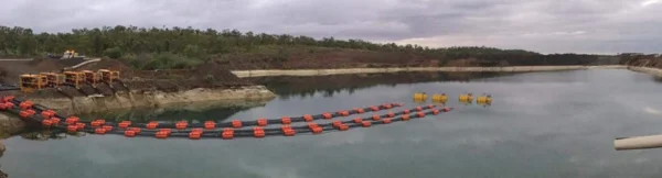 floating pump systems, pontoons and floating water infrastructure, floating water transfer equipment