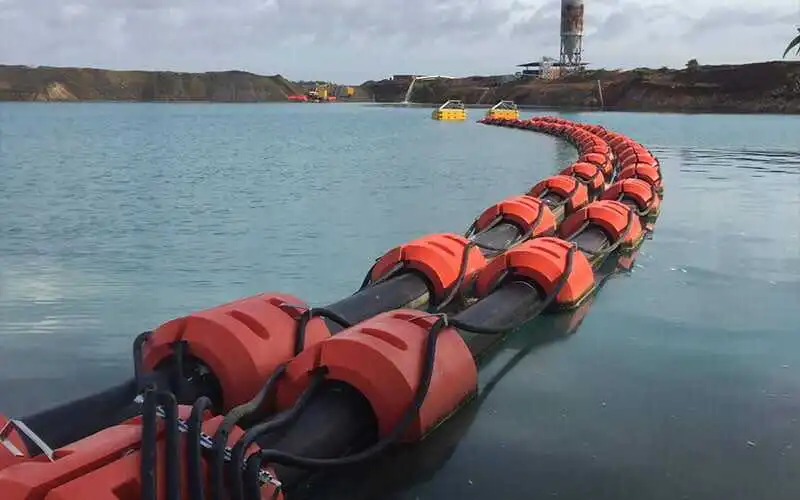 Versatile float for pipe, cable, and hose management in harsh conditions