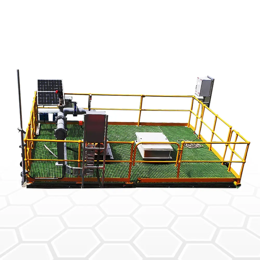 Customisable heavy-duty pontoons designed to withstand harsh environments, providing secure and stable flotation for heavy equipment.